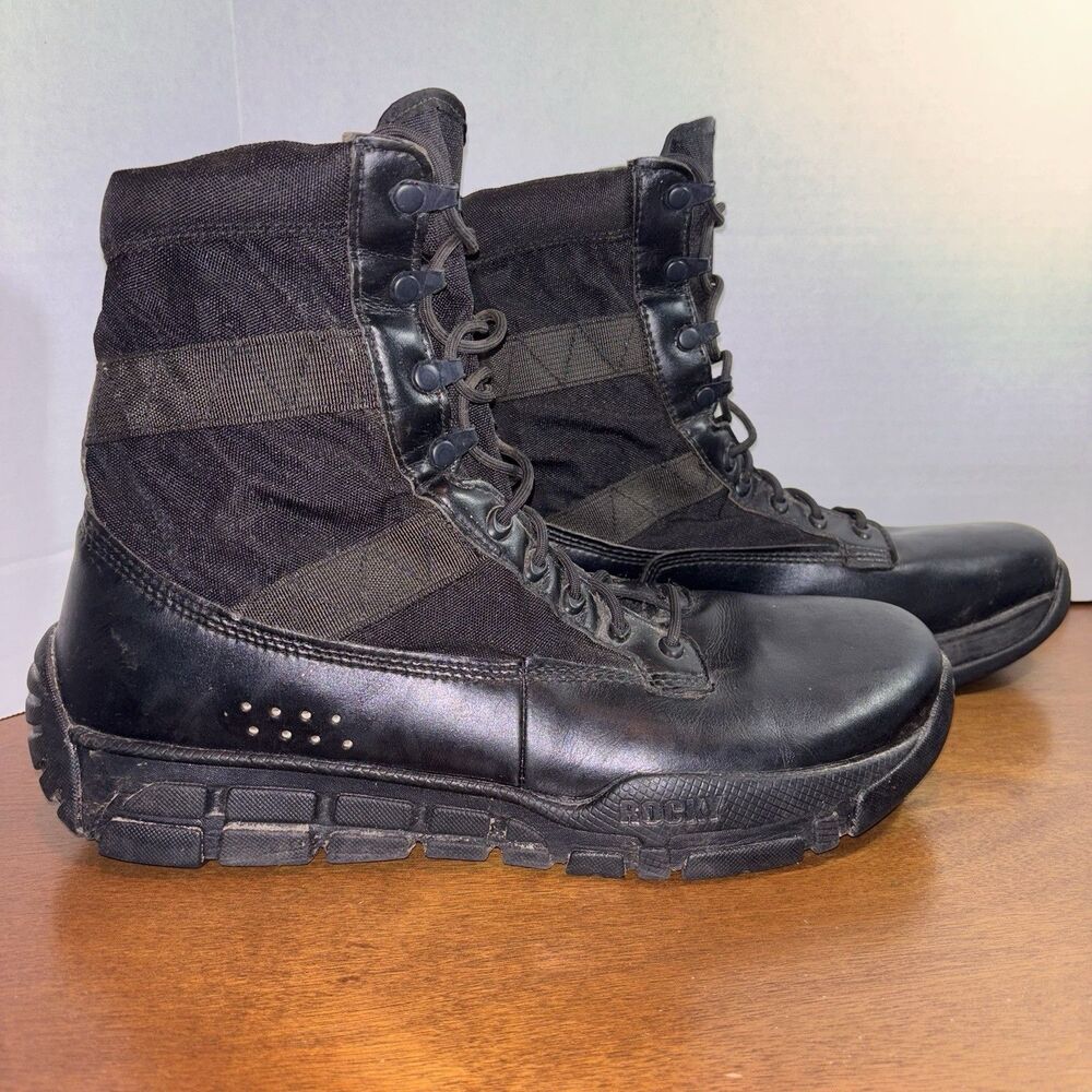 Rocky Boots Men 13W Black Public Service Duty Tactical Military Light Goth RY008